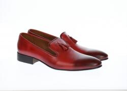 Ellion OFERTA MARIMEA 38 - Pantofi barbati eleganti, din piele naturala, rosu -L035ROSU - ciucaleti