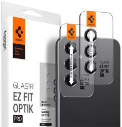 Spigen OPTIK kameravédő üveg 2db (9H) FEKETE Samsung Galaxy S23 FE (SM-S711) (AGL06987)