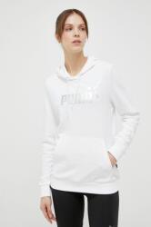 PUMA melegítő felső fehér, nyomott mintás, kapucnis, 675978 - fehér XS