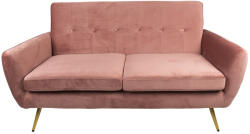 Clayre & Eef Canapea velur roz 156x77x85 cm (50562P) - decorer Canapea