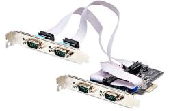 StarTech Adaptor PCI-Express Startech PS74ADF-SERIAL-CARD, 4x PCI Express - RS232/RS422/RS485 (DB9) (PS74ADF-SERIAL-CARD)