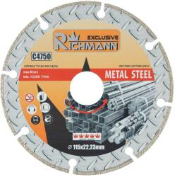 RICHMANN Disc diamantat segmentat, metal, taiere uscata, 115x1.4 mm, Richmann Exclusive (C4750) - jollymag