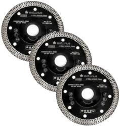 RICHMANN Disc diamantat turbo subtire, placi ceramice, taiere umeda si uscata, set 3 buc, 115 mm/22.23 mm, Richmann Exclusive (C4850P3) - jollymag