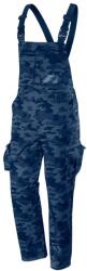NEO TOOLS Pantaloni de lucru cu pieptar, salopeta, model Camo Navy, marimea XXL/56, NEO (81-243-XXL) - jollymag