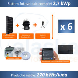 SG SOLAR Sistem fotovoltaic ONGRID 2, 7 kWp - ENPHASE (SGS- ENPHASE27)