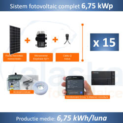 SG SOLAR Sistem fotovoltaic ONGRID 6, 75 kWp - ENPHASE (SGS- ENPHASE67)