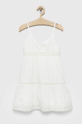 Gap gyerek ruha fehér, mini, harang alakú - fehér 182-188