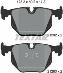 TEXTAR set placute frana, frana disc TEXTAR Q+ 2128201 (2128201)