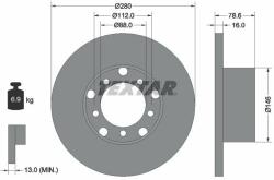 TEXTAR Disc frana TEXTAR 93012400 - automobilus