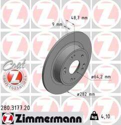 ZIMMERMANN Disc frana ZIMMERMANN COAT Z 280.3177. 20 (280.3177.20)