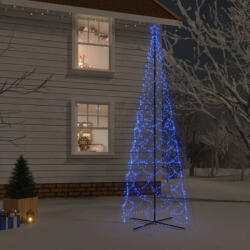 vidaXL kúp alakú karácsonyfa 500 kék LED-del 100 x 300 cm (343511) - balena
