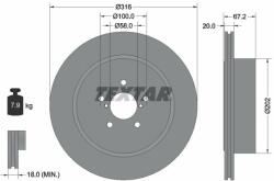 TEXTAR Disc frana TEXTAR PRO 92173703 (92173703)
