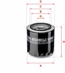 SOFIMA Filtru ulei SOFIMA S 3246 R (S 3246 R) - automobilus
