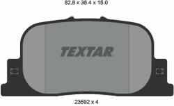 TEXTAR set placute frana, frana disc TEXTAR 2359201 (2359201)