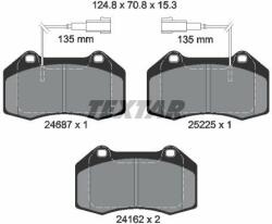 TEXTAR set placute frana, frana disc TEXTAR Q+ 2468701 (2468701)
