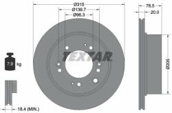 TEXTAR Disc frana TEXTAR 92205000 (92205000)