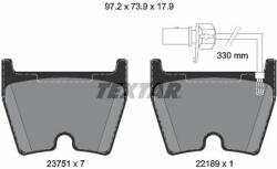 TEXTAR set placute frana, frana disc TEXTAR Q+ 2375104 (2375104)