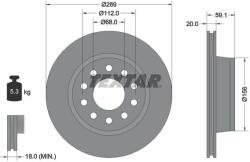 TEXTAR Disc frana TEXTAR 92068400 (92068400) - automobilus