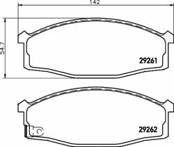 TEXTAR set placute frana, frana disc TEXTAR 2926101