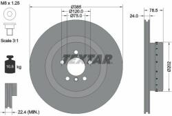 TEXTAR Disc frana TEXTAR PRO+ 92266625 (92266625)