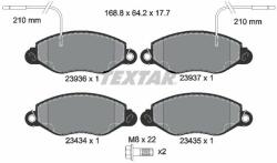 TEXTAR set placute frana, frana disc TEXTAR 2393601