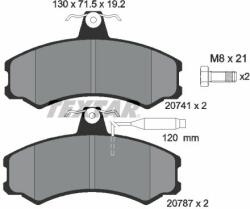 TEXTAR set placute frana, frana disc TEXTAR 2074101 (2074101)