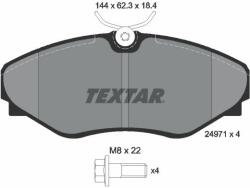 TEXTAR set placute frana, frana disc TEXTAR 2497101 - automobilus
