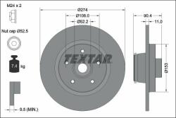 TEXTAR Disc frana TEXTAR 92329403