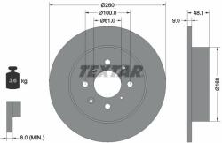 TEXTAR Disc frana TEXTAR PRO 92125403 (92125403)