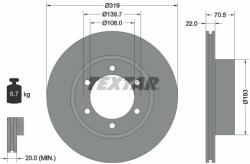 TEXTAR Disc frana TEXTAR 92093300 (92093300) - automobilus
