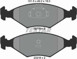 TEXTAR set placute frana, frana disc TEXTAR 2377501 (2377501)