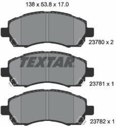 TEXTAR set placute frana, frana disc TEXTAR 2378001 (2378001)