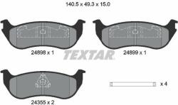 TEXTAR set placute frana, frana disc TEXTAR 2489803 (2489803)