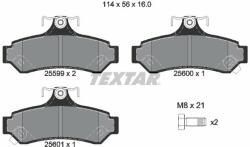 TEXTAR set placute frana, frana disc TEXTAR Q+ 2559901 (2559901)