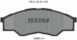 TEXTAR set placute frana, frana disc TEXTAR 2456701 (2456701)