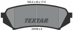 TEXTAR set placute frana, frana disc TEXTAR 2353902 (2353902)