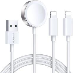 JOYROOM S-IW007 3-in-1 cable USB-A magnetic charger - Lightning 1.2m - white - vexio