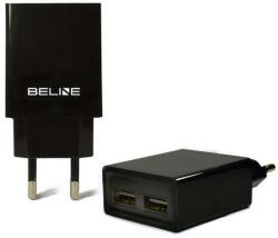 Beline Incarcator de retea Travel charger 2xUSB 2A black (Beli0012) - vexio