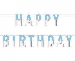 Születésnapi füzér -Happy Birthday - M/R - 160cm Kék: kek