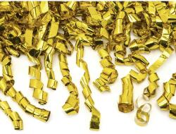  Konfetti ágyú 40 cm - göndör konfetti türkiz: arany