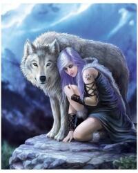 5D gyémánt mozaik - LARGE - Wolf Bride