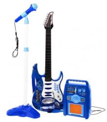 Elektromos gitár + mikrofon + erősítő Kék: kek