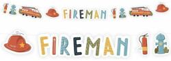  Gyermek születésnapi füzér - Fireman 300x15 cm