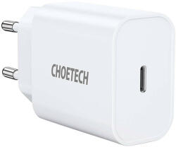 Choetech USB-C hálózati töltő, 20 W (fehér)