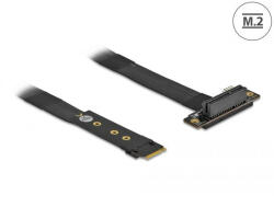 DeLock M. 2 kulcs M - PCIe x4 NVMe adapter hajlított 20 cm hosszú kábellel (64132) - bzcomp