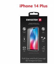 SWISSTEN Folie protectie Swissten Glass Ultra Durabil 3D Full Glue Glass Apple iPhone 14 Plus Negru (8595217480261)