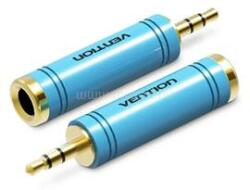 Vention 6.5mm/F -> 3.5mm jack/M audio adapter (kék) (VAB-S04-L) (VAB-S04-L)