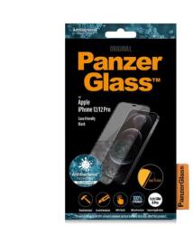 Panzer Folie protectie PanzerGlass Glass Screen Protector for Apple iPhone12 / 12 Pro, Transparency / Black Frame (5711724827112)