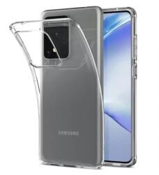 X-Fitted Husa X-Fitted Cover Silicon Slim Jacket pentru Samsung Galaxy S20 Ultra Transparent (6925060311566)