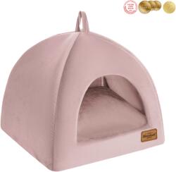 RECOBED Cușcă pentru câini RECOBED Welurove liliac roz S 40x40cm